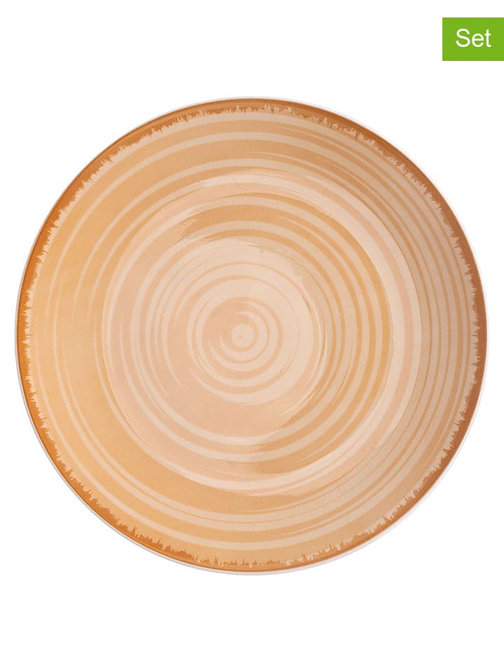 Villa d´Este Talerze obiadowe (6 szt.) "Baita" w kolorze beżowym - Ø 27 cm rozmiar: onesize