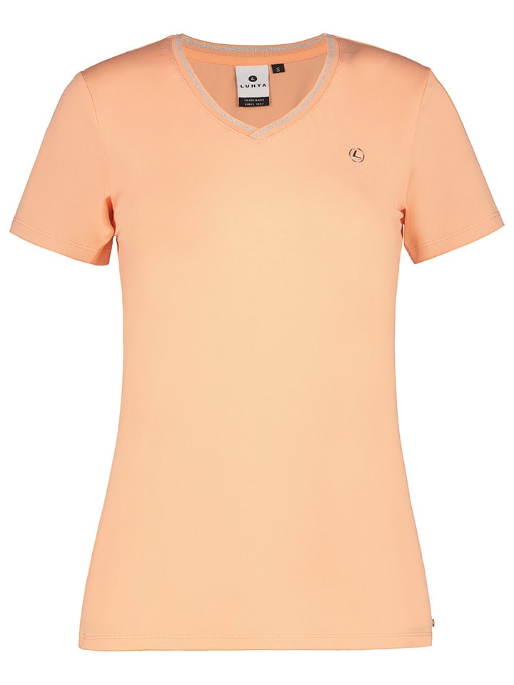 LUHTA Koszulka "Honko" w kolorze brzoskwiniowym rozmiar: L