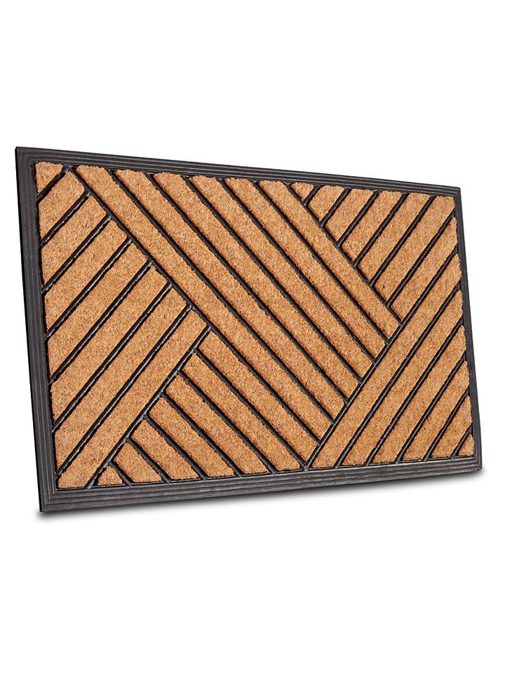 Hanse Home Wycieraczka w kolorze jasnobrązowym z włókna kokosowego rozmiar: 45x75 cm