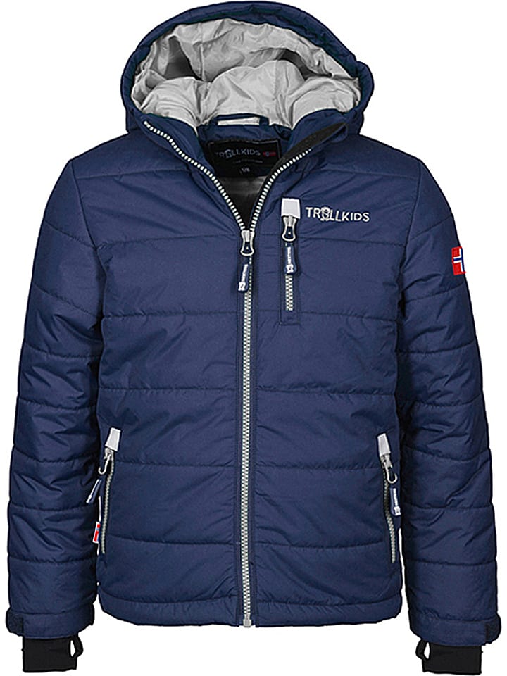 Trollkids Kurtka narciarska "Hemsedal" w kolorze granatowym rozmiar: 98