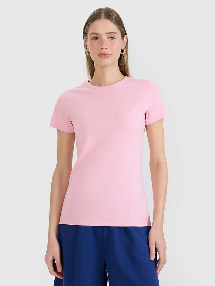 4F Koszulka w kolorze jasnoróżowym rozmiar: M