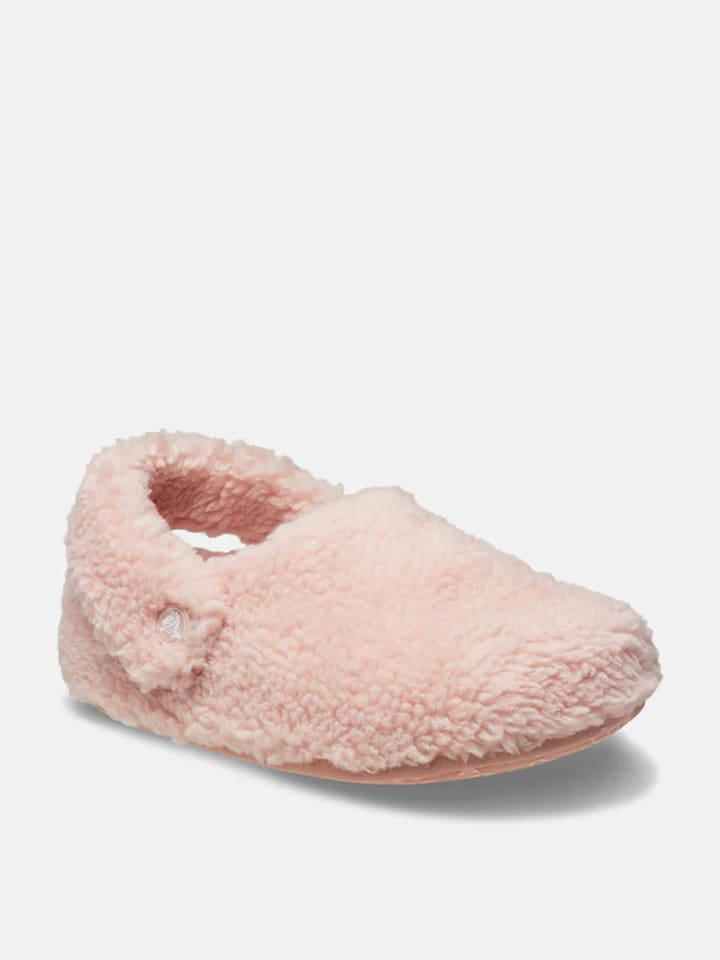Crocs Kapcie "Classic Cozzzy" w kolorze jasnoróżowym rozmiar: 29/30