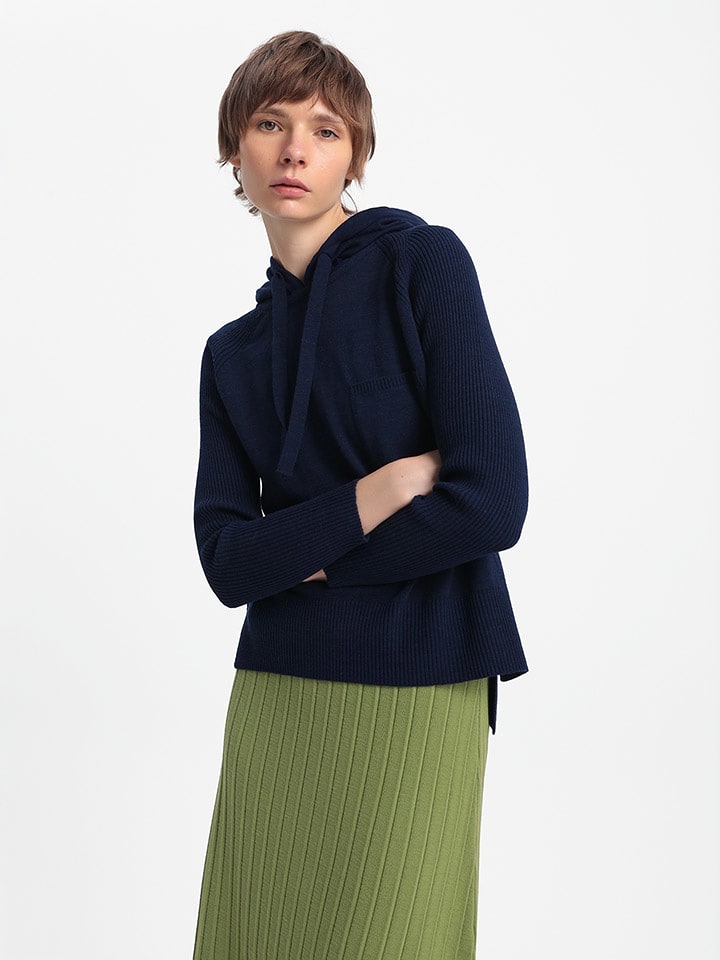 BGN Sweter w kolorze granatowym rozmiar: 36