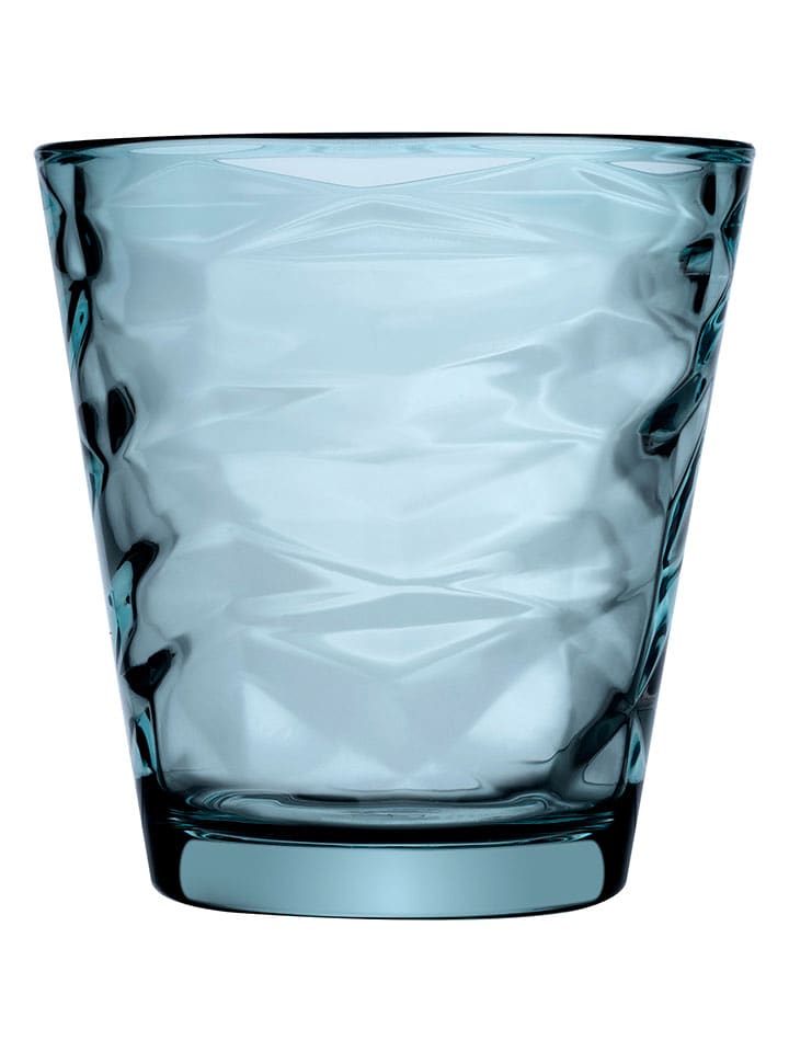 Trendy Kitchen by EXCÉLSA Szklanki (6 szt.) w kolorze niebieskim - 230 ml rozmiar: onesize