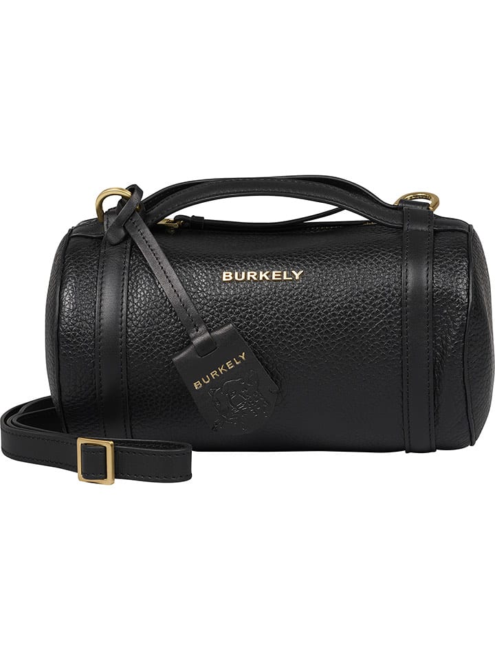 Burkely Skórzana torebka w kolorze czarnym - 22 x 12 x 12 cm rozmiar: onesize