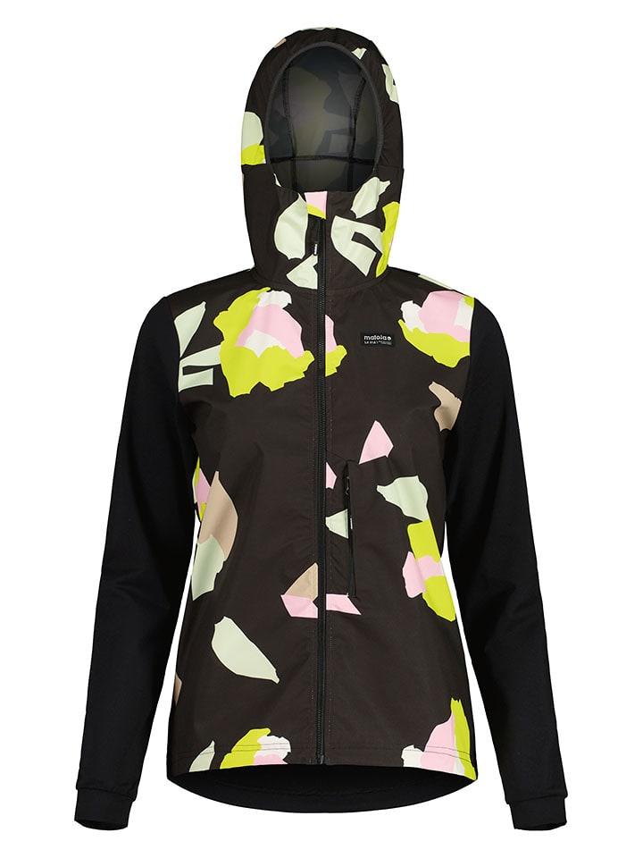 Maloja Kurtka hybrydowa "SennesM. Printed" w kolorze czarnym rozmiar: L