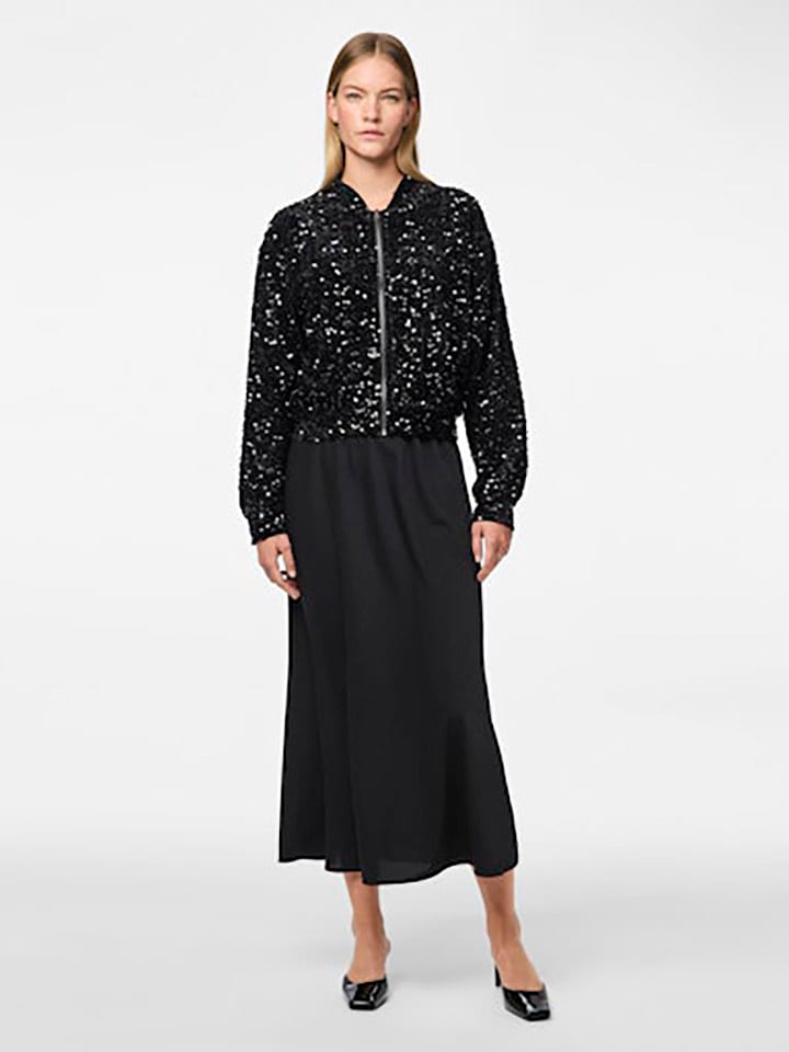 Pieces Spódnica w kolorze czarnym rozmiar: M