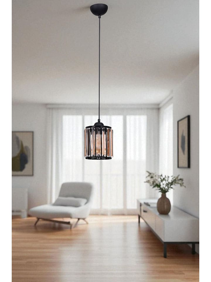 Opviq Lampa wisząca w kolorze czarnym - szer. 13 cm rozmiar: onesize