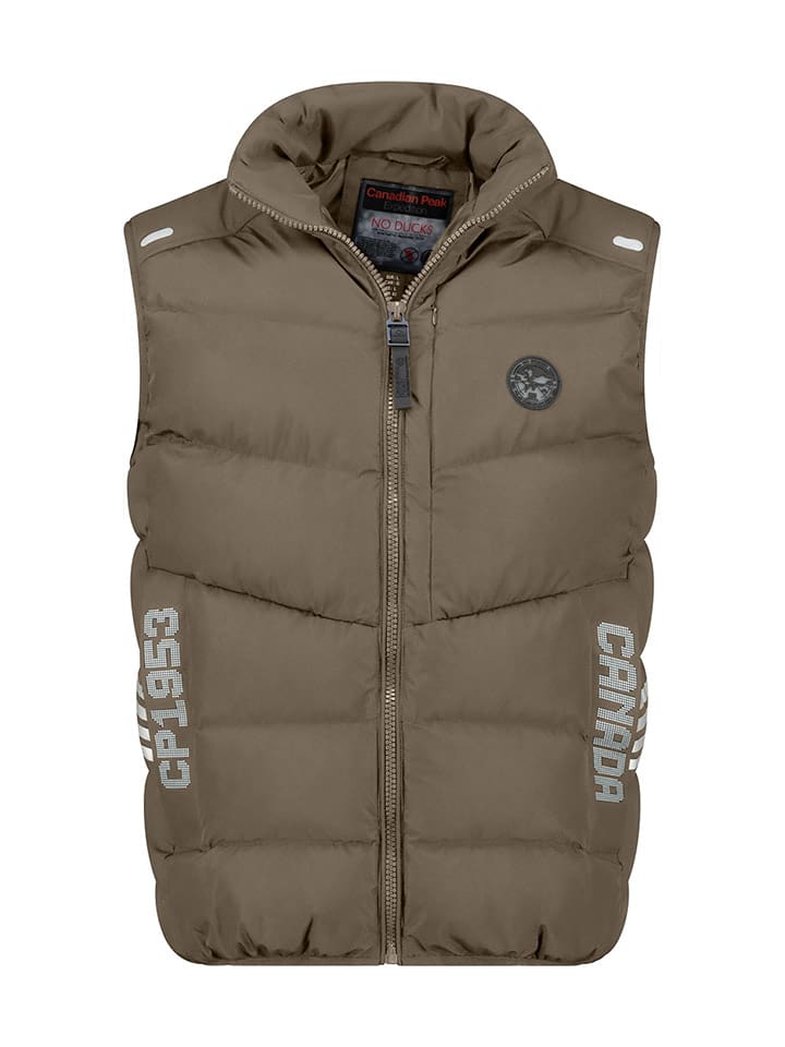 Canadian Peak Kamizelka pikowana "Vincenteak" w kolorze khaki rozmiar: M
