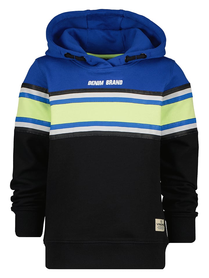 Vingino Bluza "Nayan" w kolorze niebiesko-czarnym rozmiar: 92