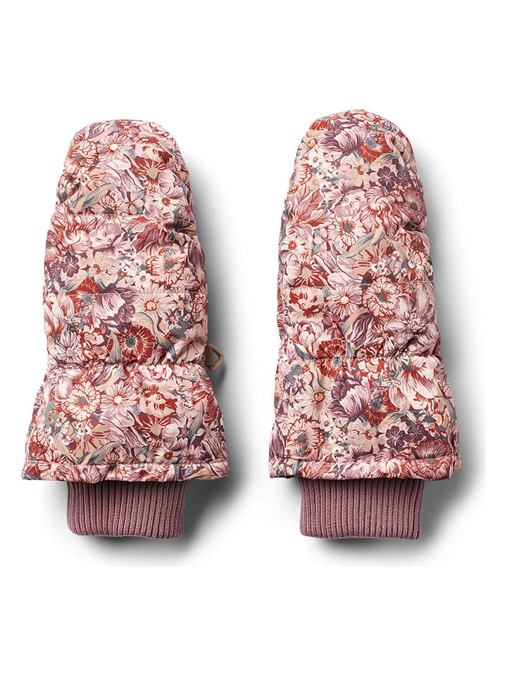 Wheat Rękawiczki funkcyjne ''Jazz"' w kolorze jasnoróżowo-czerwonym rozmiar: 74-86