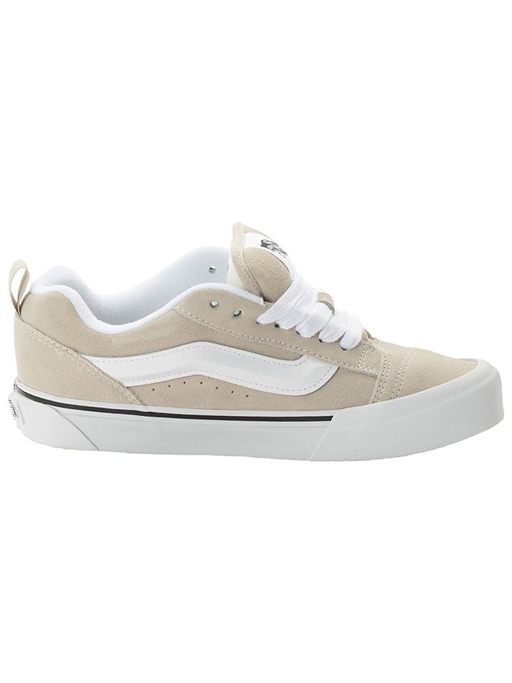 Vans Skórzane sneakersy "Knu Skool" w kolorze beżowym rozmiar: 41