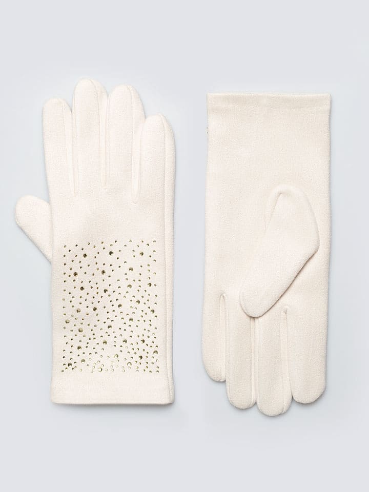 BIG STAR Rękawiczki w kolorze kremowym rozmiar: L/XL