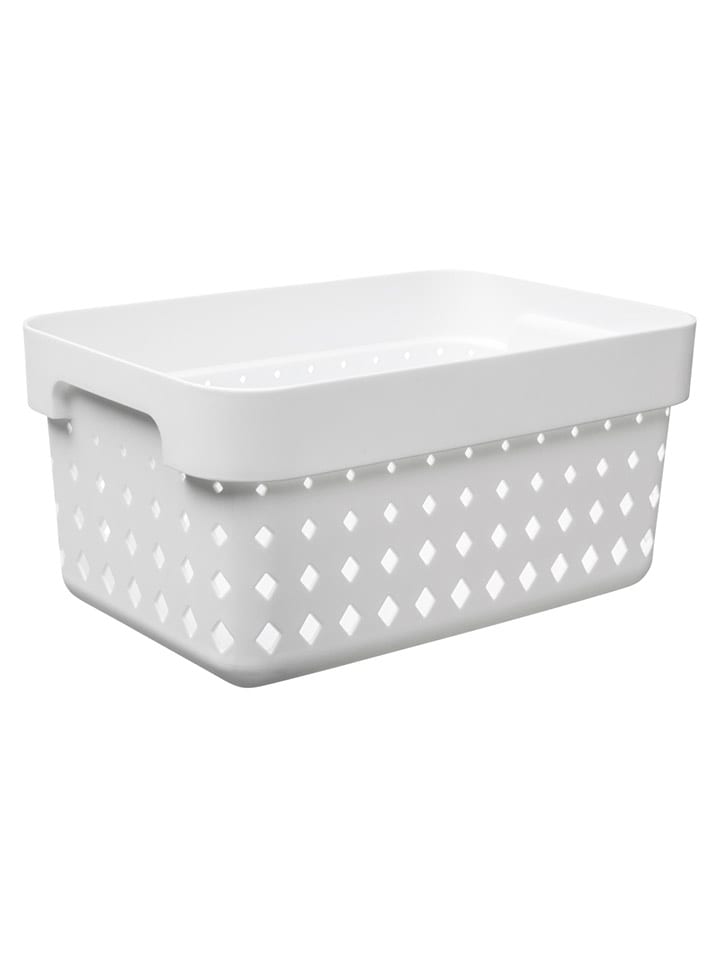 NHG Kosz w kolorze białym - 18 x 12,6 x 26 cm rozmiar: onesize