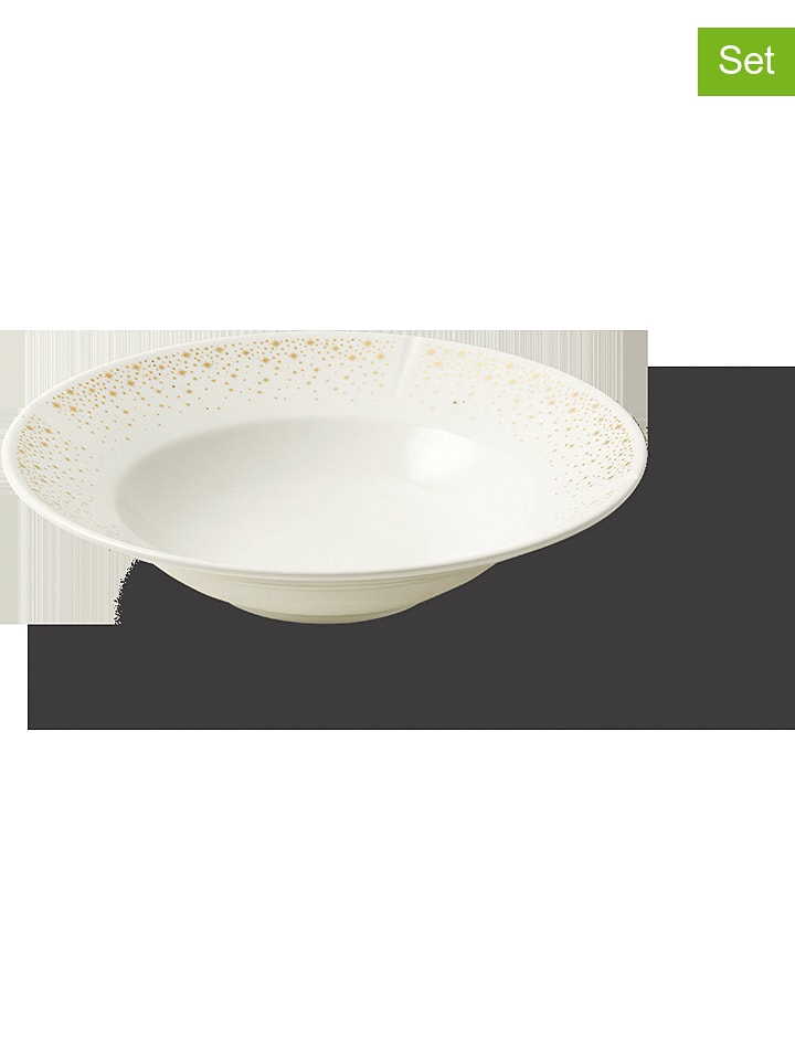 Rosendahl Talerze (4 szt.) "Moments" w kolorze białym do makaronu - Ø 25 cm rozmiar: onesize