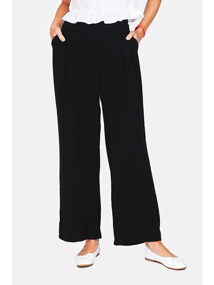 Le Jardin du Lin Spodnie w kolorze czarnym rozmiar: 42