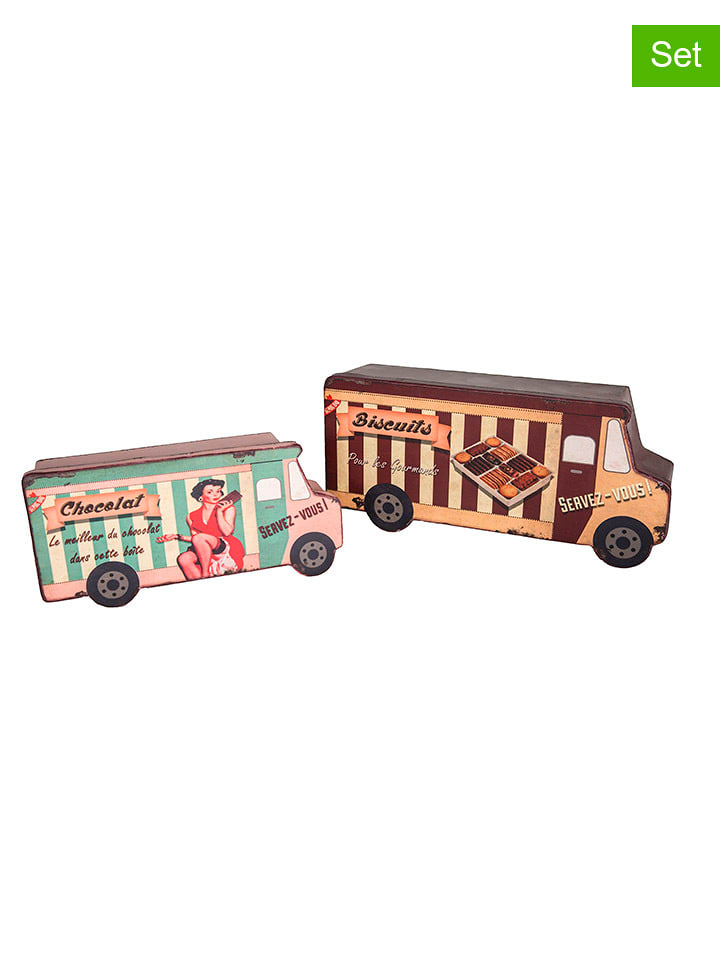 Anticline Pojemniki (2 szt.) ze wzorem rozmiar: onesize