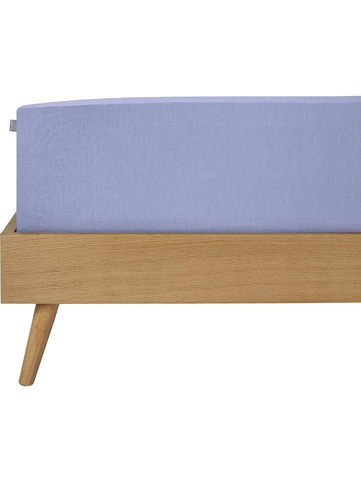 Schiesser Prześcieradło "Elli" w kolorze lawendowym na gumce rozmiar: 150x200 cm