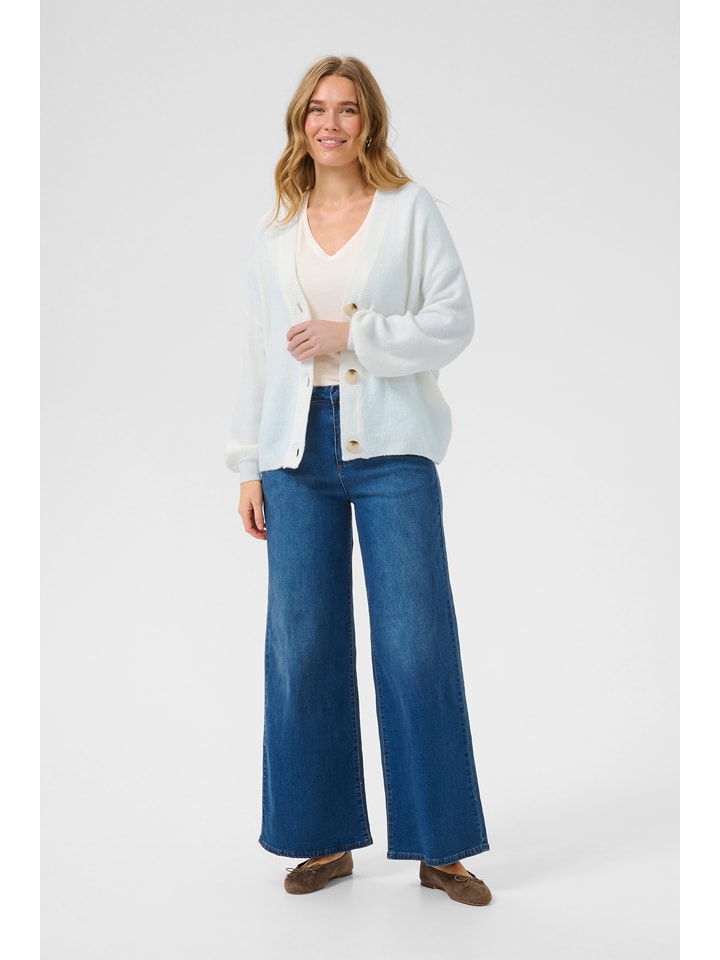 Kaffe Kardigan w kolorze białym rozmiar: M