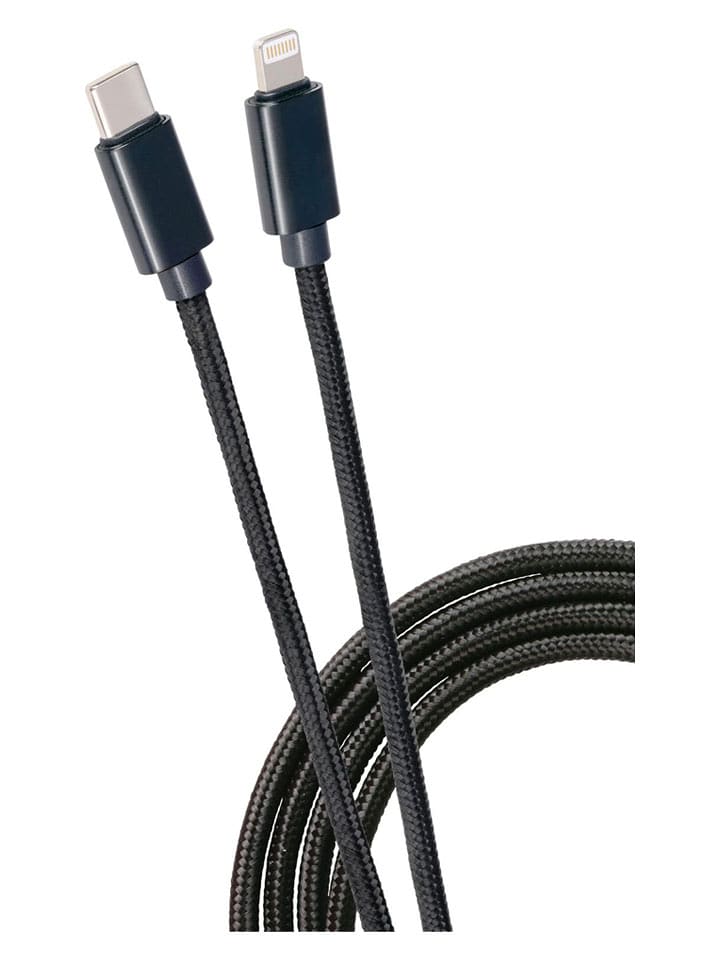GRUNDIG Kabel USB-C do Lightning w kolorze czarnym - dł. 200 cm rozmiar: onesize