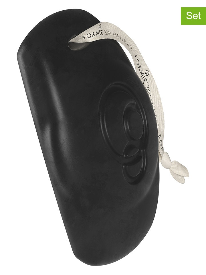 Foamie Mydła 3w1 pod prysznic (4 szt.) "What A Man" - po 90 g rozmiar: onesize