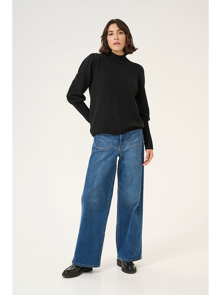 Kaffe Sweter w kolorze czarnym rozmiar: M