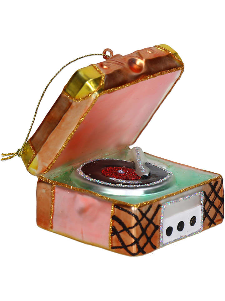 Kersten Bombka "Gramophone" ze wzorem - wys. 8,4 cm rozmiar: onesize