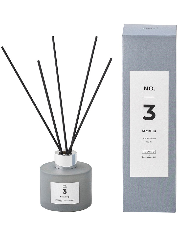 Bloomingville Odświeżacz powietrza "NO.3-Santal Fig" w kolorze niebieskim - 100 ml rozmiar: onesize