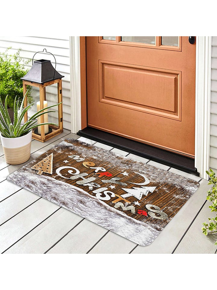 Conceptum Hypnose Wycieraczka w kolorze jasnobrązowym rozmiar: 40x70 cm