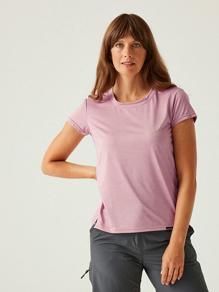 Regatta Koszulka funkcyjna "Limonite VIII" w kolorze jasnoróżowym rozmiar: 42