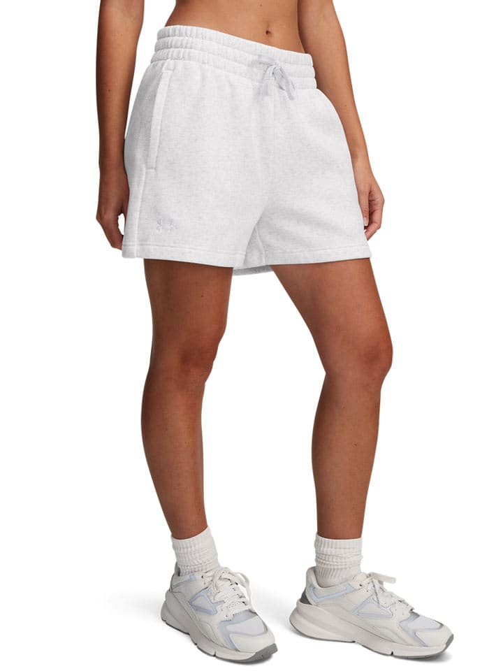 Under Armour Szorty dresowe "Rival" w kolorze szarym rozmiar: S