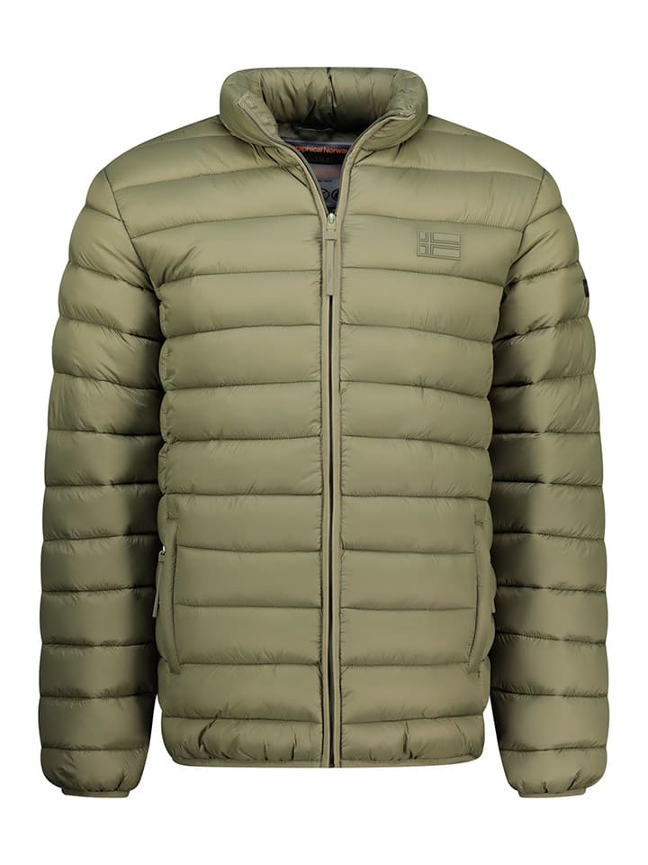 Geographical Norway Kurtka pikowana "Amichoko" w kolorze oliwkowym rozmiar: M