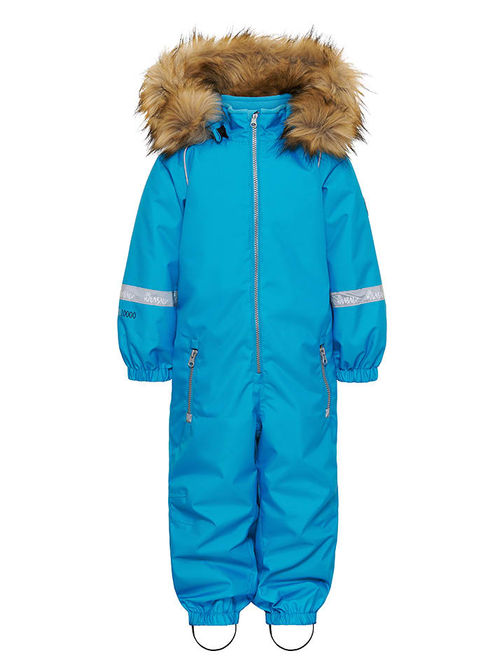 HULABALU Kombinezon zimowy "Happy" w kolorze niebieskim rozmiar: 98