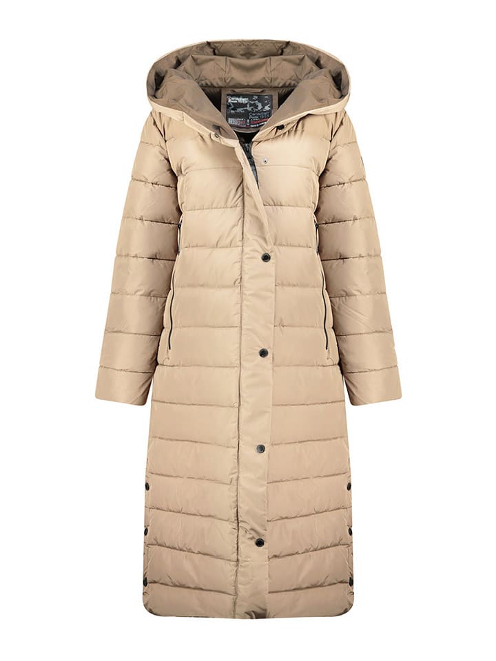 Canadian Peak Płaszcz pikowany "Constanceak" w kolorze beżowym rozmiar: XL