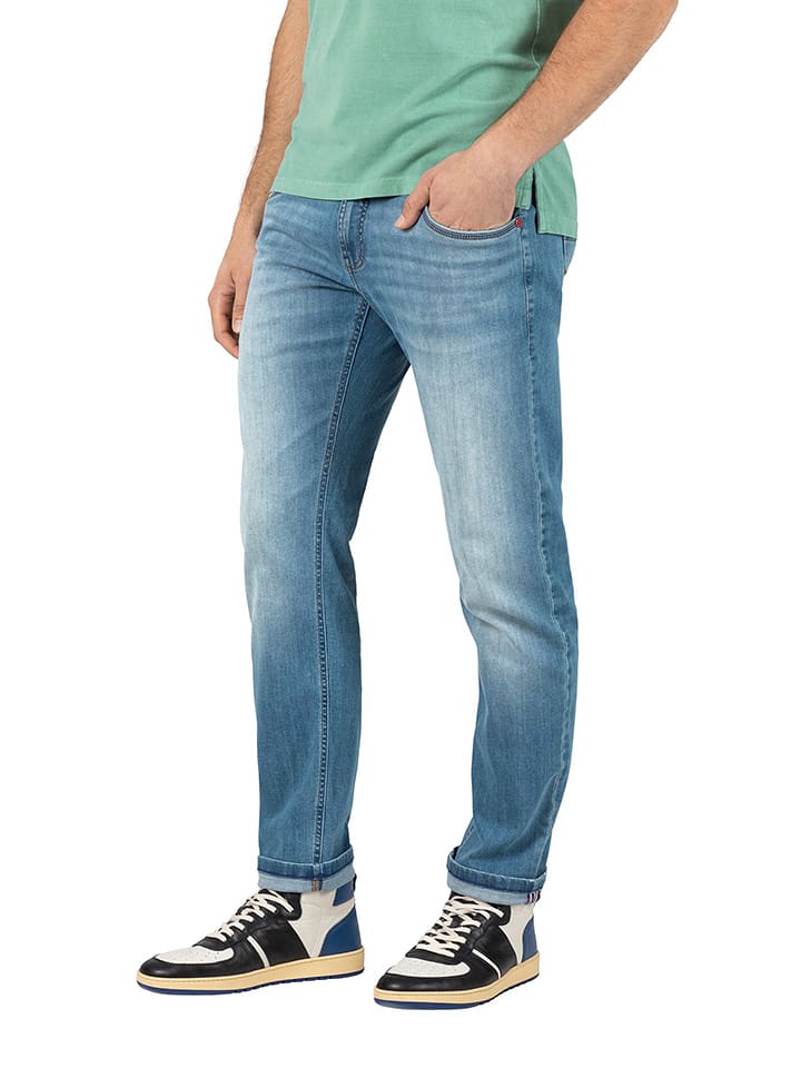 Timezone Dżinsy "Scott" - Slim fit - w kolorze błękitnym rozmiar: W38/L34