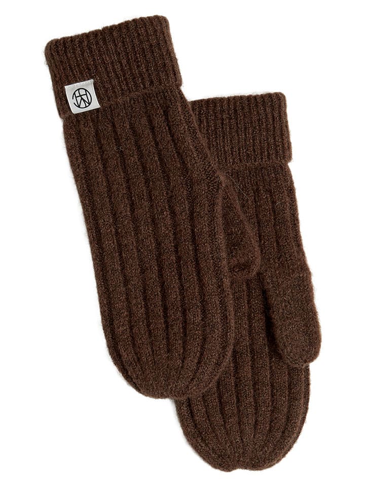 MOSS COPENHAGEN Rękawiczki "Hope" w kolorze brązowym rozmiar: onesize