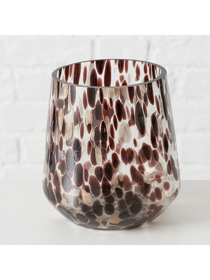 Boltze Świecznik "Pimenta" w kolorze brązowym - wys. 11 x Ø 10,5 cm rozmiar: onesize