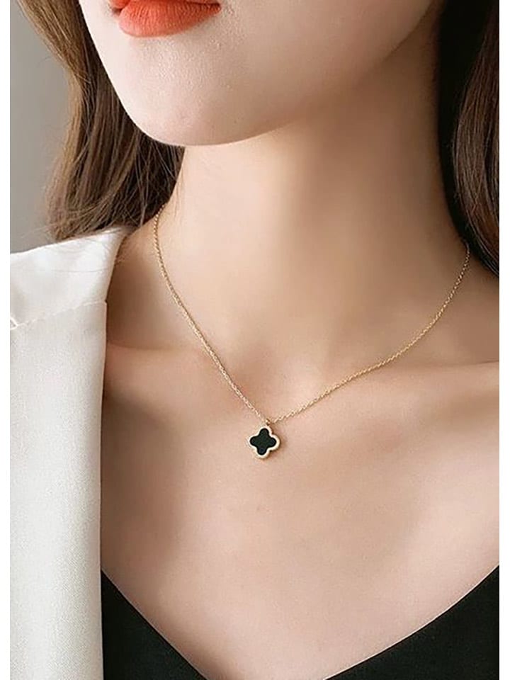 Miu Silver Pozłacany naszyjnik z zawieszką - 42 cm rozmiar: onesize