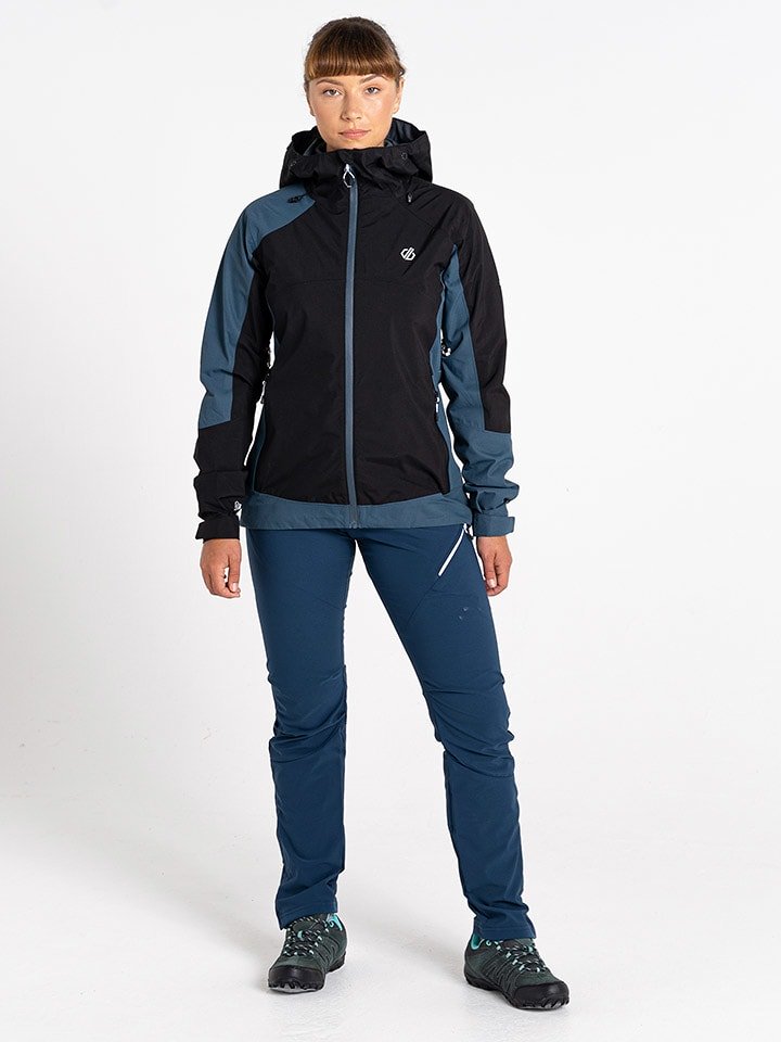 Dare 2b Kurtka przeciwdeszczowa "Traversing" w kolorze czarno-niebieskim rozmiar: 42