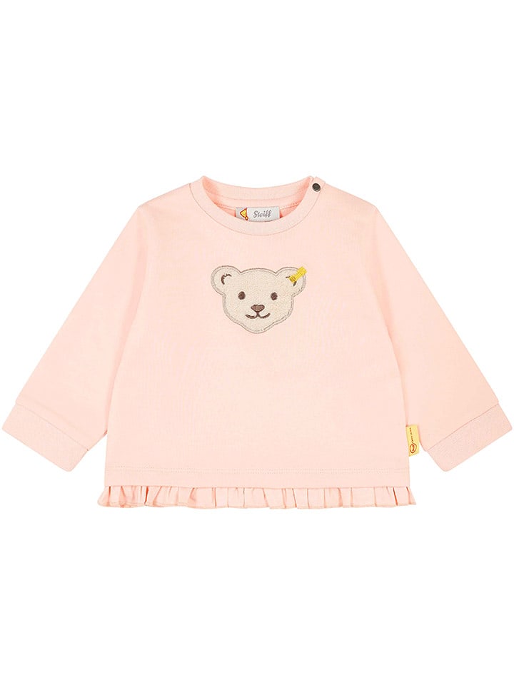 Steiff Bluza w kolorze jasnoróżowym rozmiar: 86