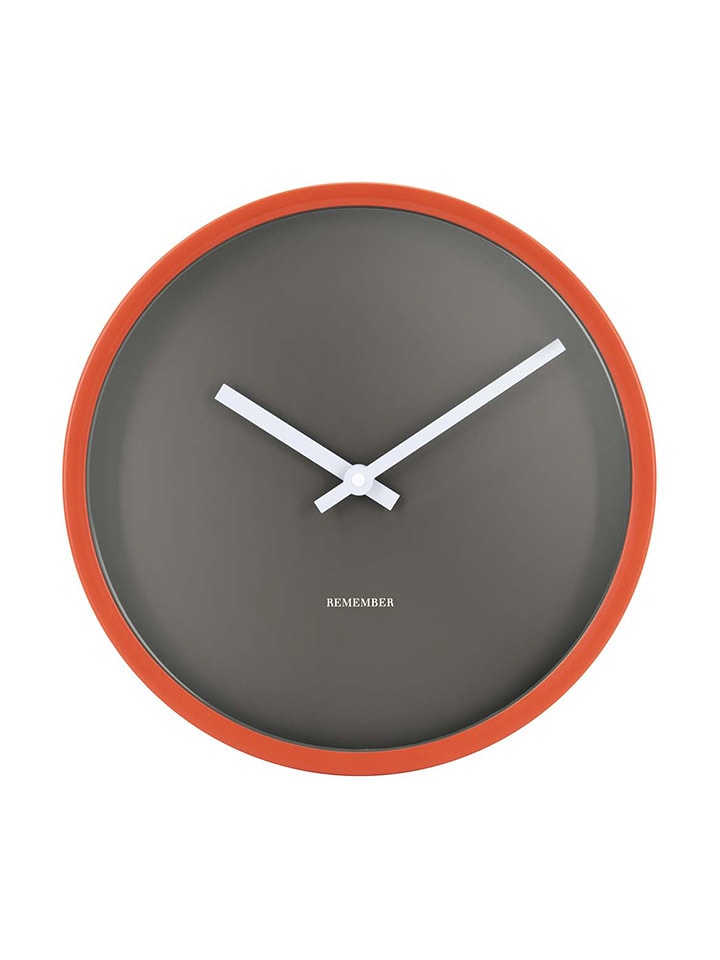Remember Zegar ścienny "Mocca" w kolorze antracytowym - Ø 30 cm rozmiar: onesize