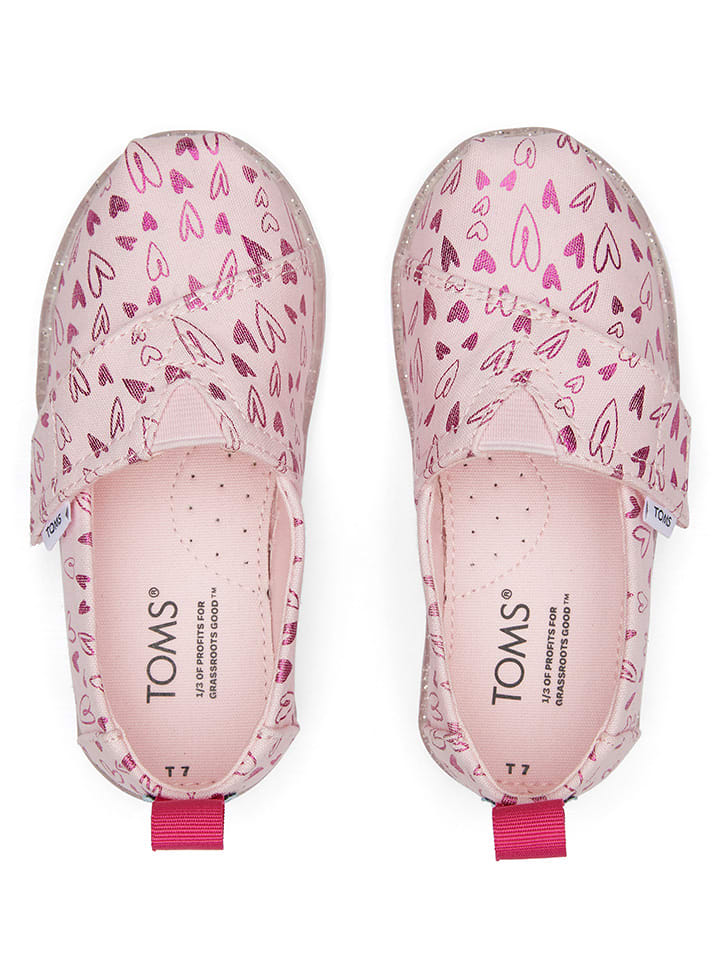 TOMS Slippersy w kolorze jasnoróżowym rozmiar: 22