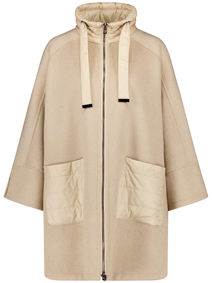 Gerry Weber Płaszcz przejściowy w kolorze beżowym rozmiar: 42