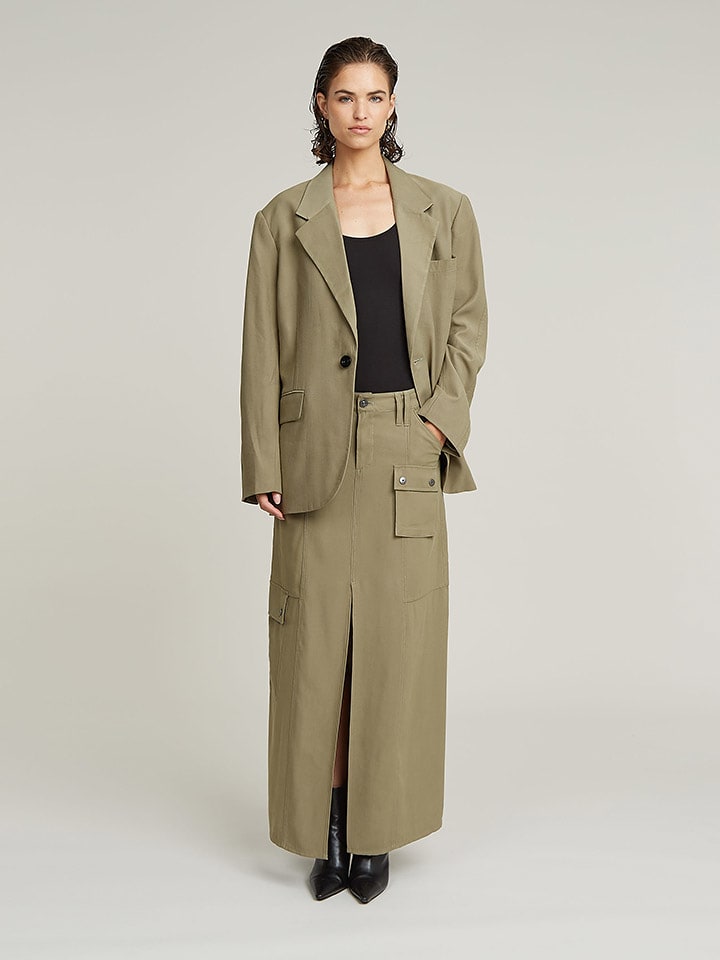 G-Star Spódnica "Fluid" w kolorze khaki rozmiar: W31