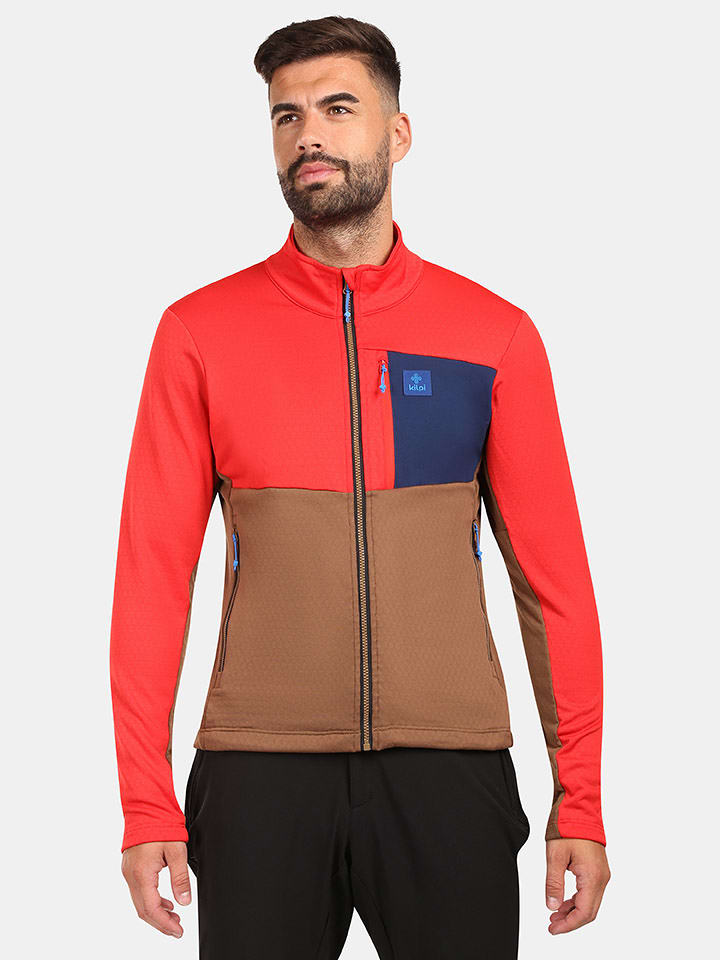 Kilpi Kurtka polarowa "Erin" w kolorze jasnobrązowo-czerwonym rozmiar: L