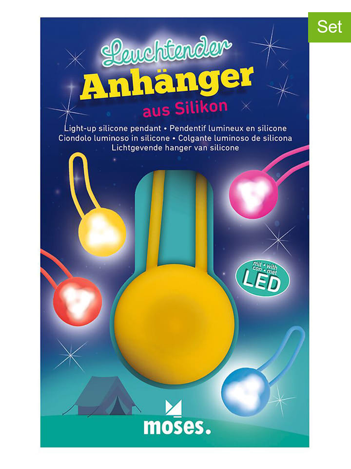 moses. Świecące zawieszki silikonowe (2 szt.) (produkt niespodzianka) rozmiar: onesize