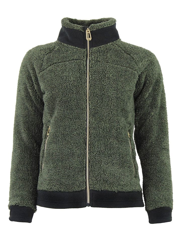 Peak Mountain Kurtka polarowa "Achef" w kolorze khaki rozmiar: XL