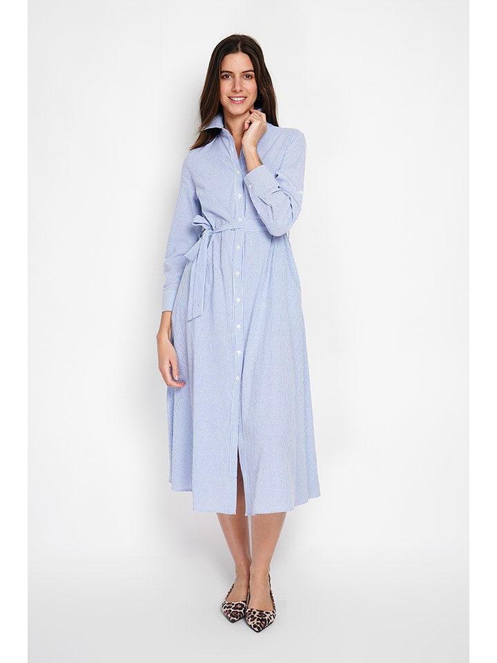 ASSUILI Sukienka w kolorze niebieskim rozmiar: 38