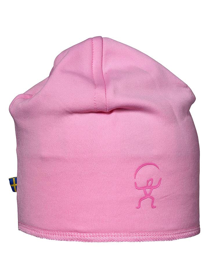 Isbjörn Czapka beanie "Panda" w kolorze jasnoróżowym rozmiar: 48-50 cm