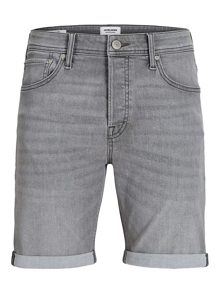 Jack & Jones Szorty dżinsowe "Rick" w kolorze szarym rozmiar: XXL